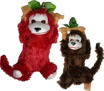 

COST TO COST Monkey Friends - 27 cm(Red, Brown), Brown;red