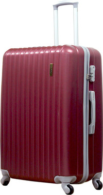 

QUBIFT TRENDY DESIGNED SOLID BODY Expandable Check-in Luggage -  inch(Pink
