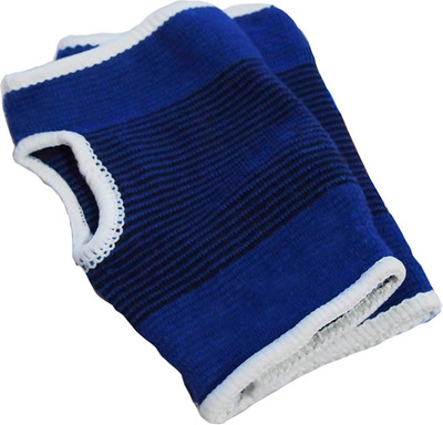 

QUINERGYS ™ Pair of Elastic Palm Support Wrist Gloves Brace Hand Protector Gym Sports Palm Support(Blue, Black, Medium blue solid