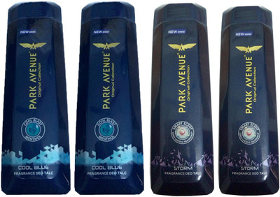 

Park Avenue STORM FRAGRANCE DEO TALC 200 GM+COOL BLUE FRAGRANCE FRAGRANCE DEO TALC 200 GM(200 g)