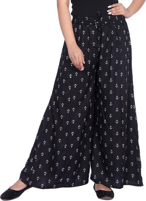Aawari Regular Fit Women Black Trousers