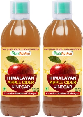NutrActive Apple Cider Vinegar With Mother of Vinegar Vinegar(2 x 500 ml)