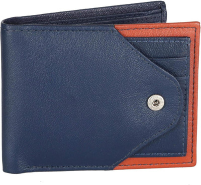 

Creative India Exports Men Blue Genuine Leather Wallet(8 Card Slots)