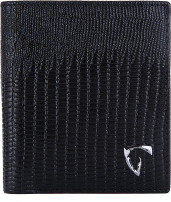 

Royal Scot Grey Men Black Genuine Leather Wallet(4 Card Slots)