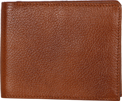 

Khadi India Men Tan Genuine Leather Wallet(10 Card Slots), Bedge