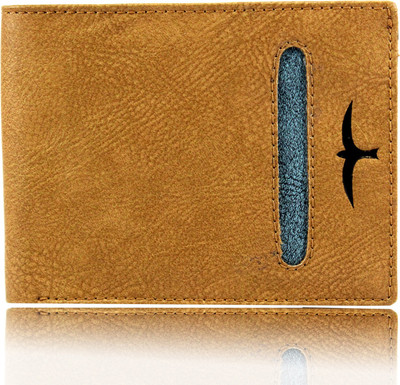 

BULLFINCH Men Formal, Casual Tan Genuine Leather Wallet(12 Card Slots)