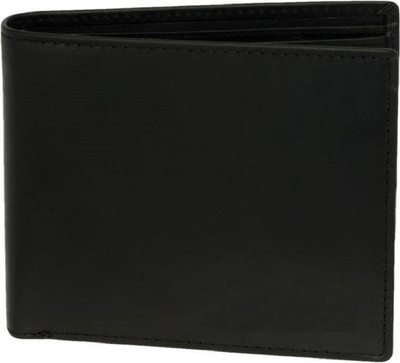 

DELMA Men Black Genuine Leather Wallet(3 Card Slots)