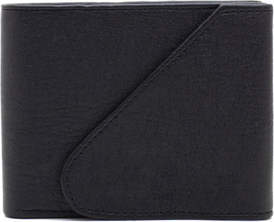

Facinate Men Black Artificial Leather Wallet(5 Card Slots)