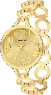 

OpenDeal New Party-Wedding Style Best Designer Gold Dial Gold Strap Watch For Girls & Women Watch - For Girls