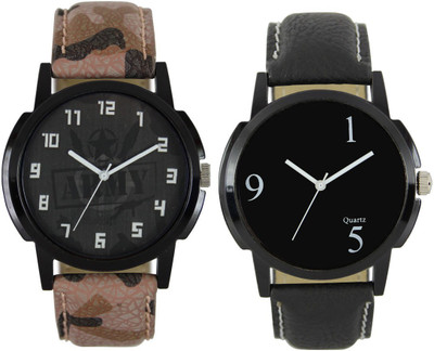 

DURVA RETAIL New Fashin 003-006 Branded Lather Wach Watch - For Boys