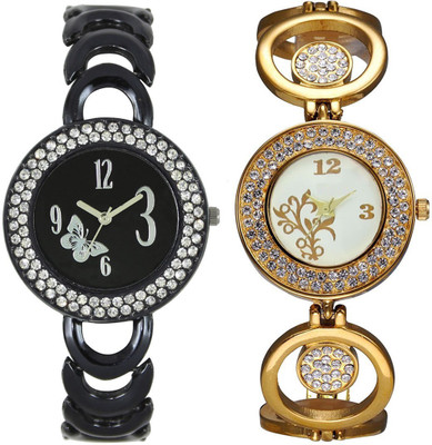 

DURVA RETAIL 201-204 StylisH Look Super Hot Pack Of 2 Watch - For Girls