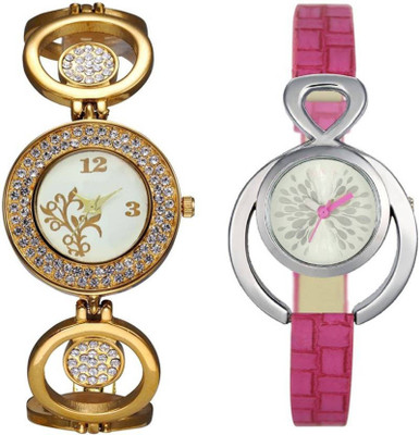 

DURVA RETAIL 204-205 StylisH Look Super Hot Pack Of 2 Watch - For Girls