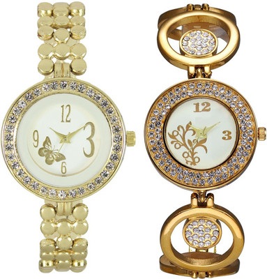 

DURVA RETAIL 203-204 StylisH Look Super Hot Pack Of 2 Watch - For Girls