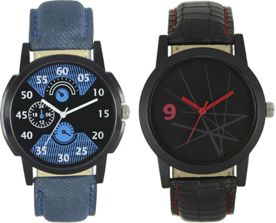

DURVA RETAIL New Fashin 002-008 Branded Lather Wach Watch - For Boys