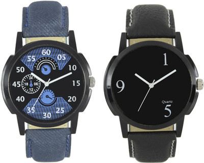 

DURVA RETAIL New Fashin 002-0056 Branded Lather Wach Watch - For Boys