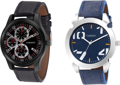

Tarido TD1031NL01_TD1066SL04 New Exclusive Combo watches for men & boys in Black & Blue dial Watch - For Men