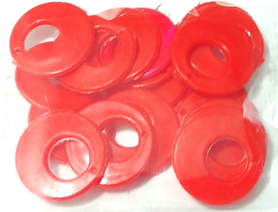 

GOELX Chandbali Earring Base(4 cm) with Hole for Earring/jhumka Making 20 Pcs - RED