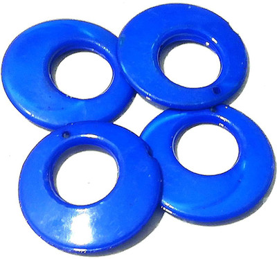 

GOELX Chandbali Earring Base(4 cm) with Hole for Earring/jhumka Making 20 Pcs - BLUE