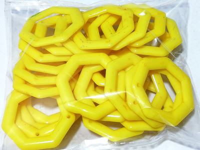 

GOELX Rings Round (2 cm) for Earring/jhumka/Jewellery Making, Art & Craft, Decorative Works 50 pcs - yellow