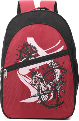 

quaffor Designer Trendy 25 L Backpack(Red), Texture red