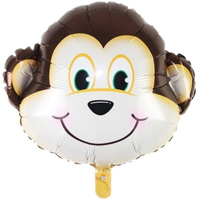 

Theme My Party Solid Monkey Jungle Safari Animals Balloon Large Size (Pack of 1) Balloon(Multicolor, Pack of 1)