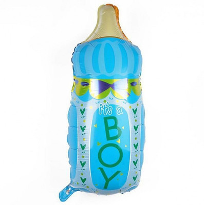 

Theme My Party Printed Its a Boy Bottle Shaped Foil Balloon (Blue) Balloon(Blue, Pack of 1)