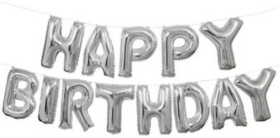 

Arvel Solid balloon 3 Letter Balloon(Silver, Pack of 1)