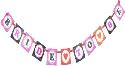 

Kala Decorators Bride to Be Banner / bachelorette party props for bride / bride to be props / bachelorette decoration / bride to be banner Banner(5 ft, Pack of 1)