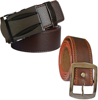

LOOPA Men Formal Brown Synthetic Belt