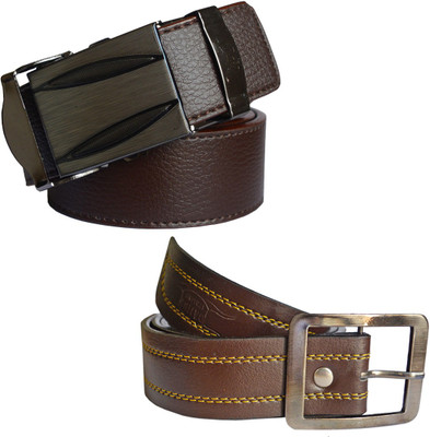 

LOOPA Men Formal Brown Synthetic Belt