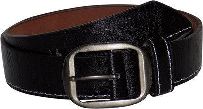 

Forty Hands Men Casual Black Artificial Leather Belt