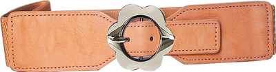 

AyA Fashion Women Party Pink Artificial Leather Belt