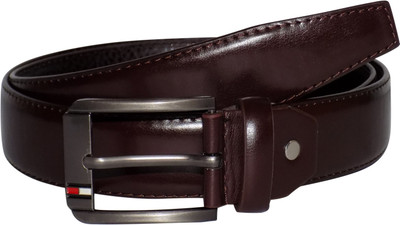 

Forty Hands Men Casual Brown Genuine Leather Belt