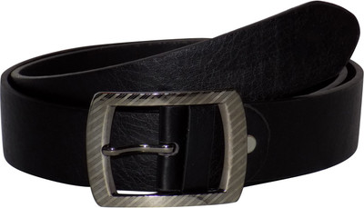 Forty Hands Men Casual Black Artificial Leather Belt