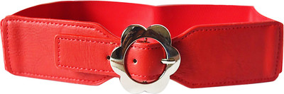 

AyA Fashion Women Party Red Artificial Leather Belt