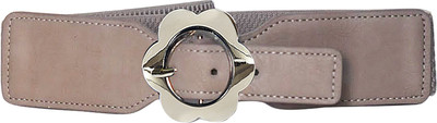 

AyA Fashion Women Party Grey Artificial Leather Belt