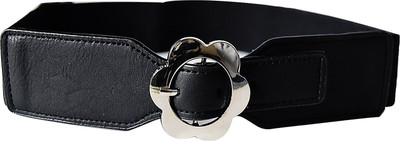

AyA Fashion Women Party Black Artificial Leather Belt