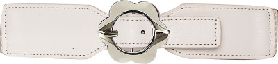 

AyA Fashion Women Party White Artificial Leather Belt