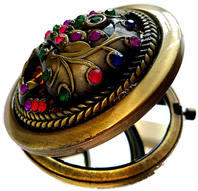 

digimall Designer Compact Pocket Mirror for Makeup Swan Design