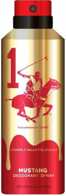 

Beverly Hills Polo Club One Mustang Deo Deodorant Spray - For Men(175 ml)
