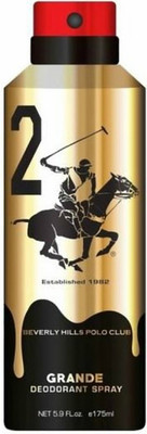 Beverly Hills Polo Club One Grande Deo Deodorant Spray - For Men(175 ml)