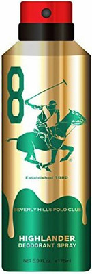 

Beverly Hills Polo Club One Highlander Deo Deodorant Spray - For Men(175 ml)