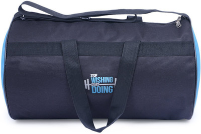 

Vcart Stop Wishing Start Doing Polyster Blue Gym Bag(Multicolor)