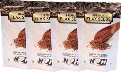 

N2H Brown Flax Seeds(1 kg, Pack of 4)