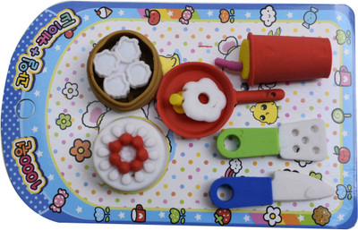 

13-HI-13 PASTRY CAKE Shaped Eraser pack of 1 Non-Toxic Eraser(Multicolor)