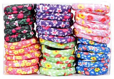 

HONBON Premium Quality Stylish Hair Rubber Bands Hair Bands Elastic Rubber Bands Accessories for Girls/Women, Bright Colors for The Summer- Hair Band(Multicolor)