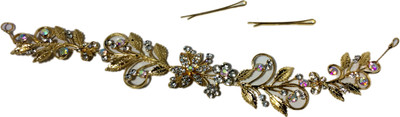 

New Arihant Traders NATHACL07 Hair Chain, Hair Clip(Gold)