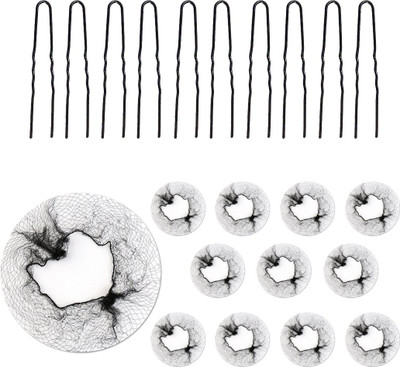 

Rapidsflow™ Rapidsflow Bun Decoration Accessories (Juda Net + Juda Pin) Hair Pin(Black)