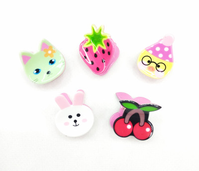 

Fairytale Premium Quality Kids Mini Hair Clips Set Of 5 Pcs. SOFT Durable product Hair Clip(Multicolor)