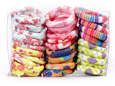 

HONBON Premium Quality Stylish Hair Rubber Bands Hair Bands Elastic Rubber Bands Accessories for Girls/Women, Bright Colors for The Summer-(Pack of 30)… Hair Band(Multicolor)